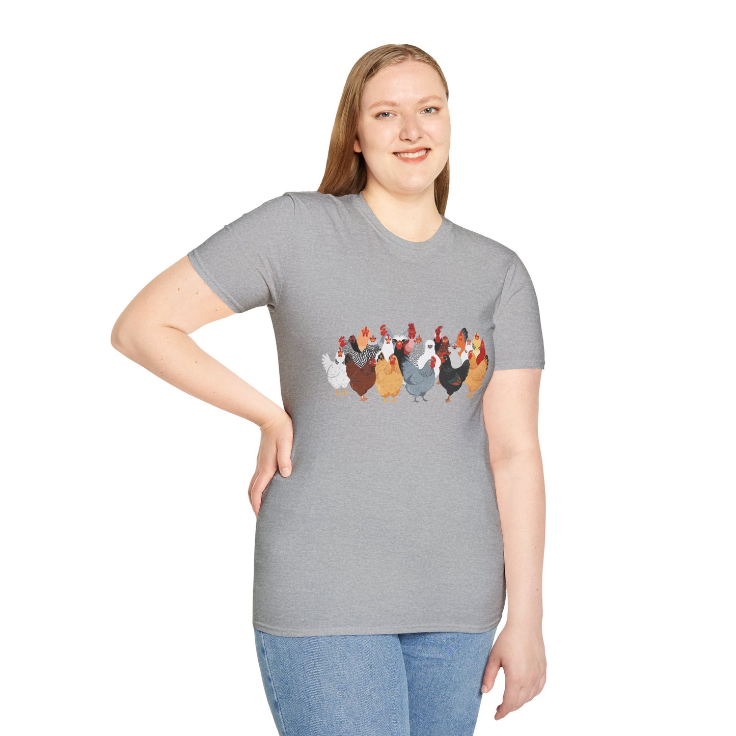 T-Shirt 'Chickens' Funny Shirt chickens Lover Tee