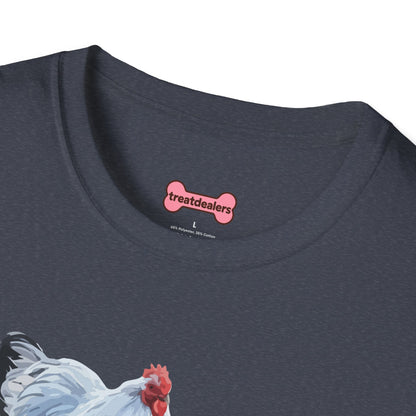 T-Shirt 'Easily Distracted By Peckers' Funny Shirt Chicken Lover Tee