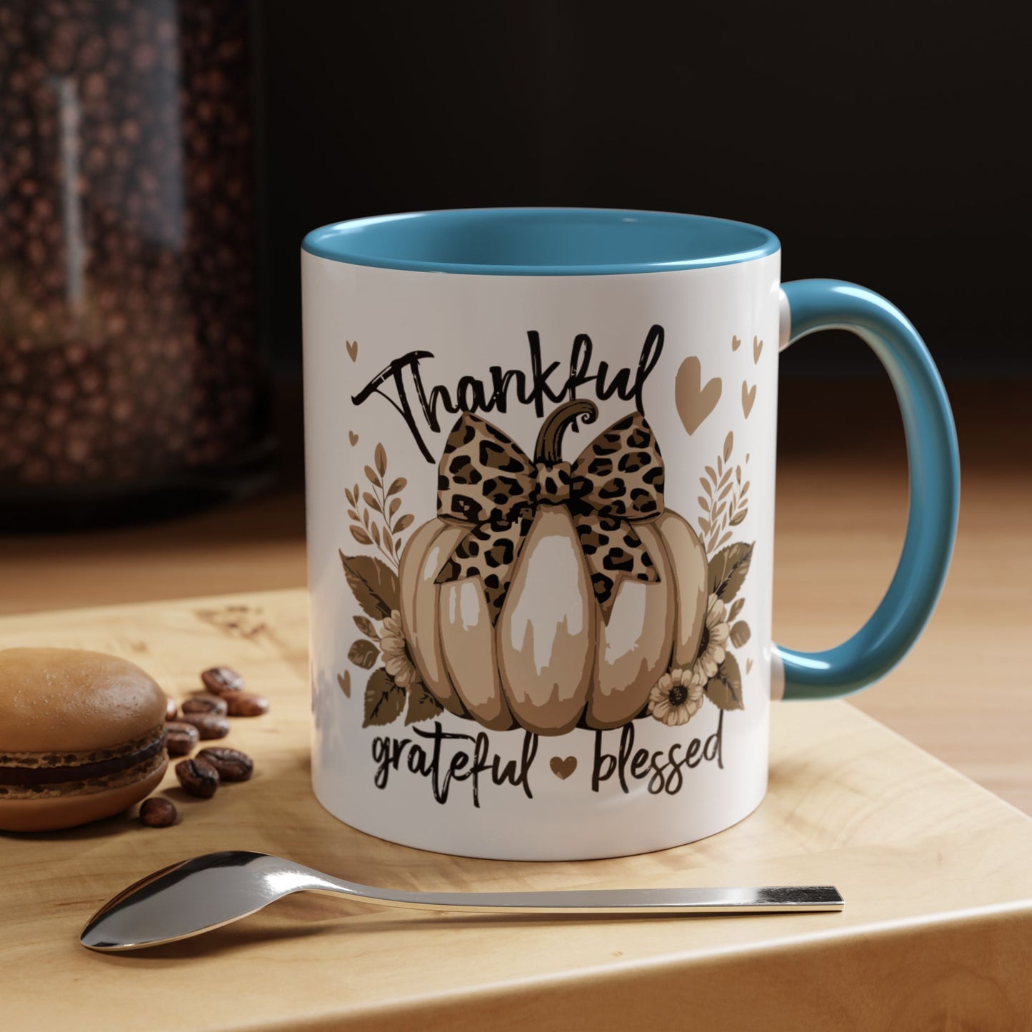 Coffee/Tea Mug: "Thankful Grateful Blessed" (11oz/15oz)