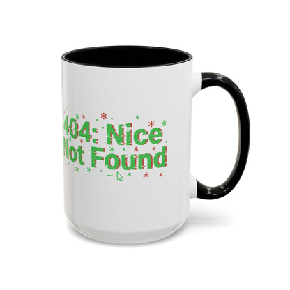 Mug '404 Nice not found' Christmas (11oz/15oz)