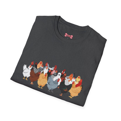 T-Shirt 'Chickens' Funny Shirt chickens Lover Tee