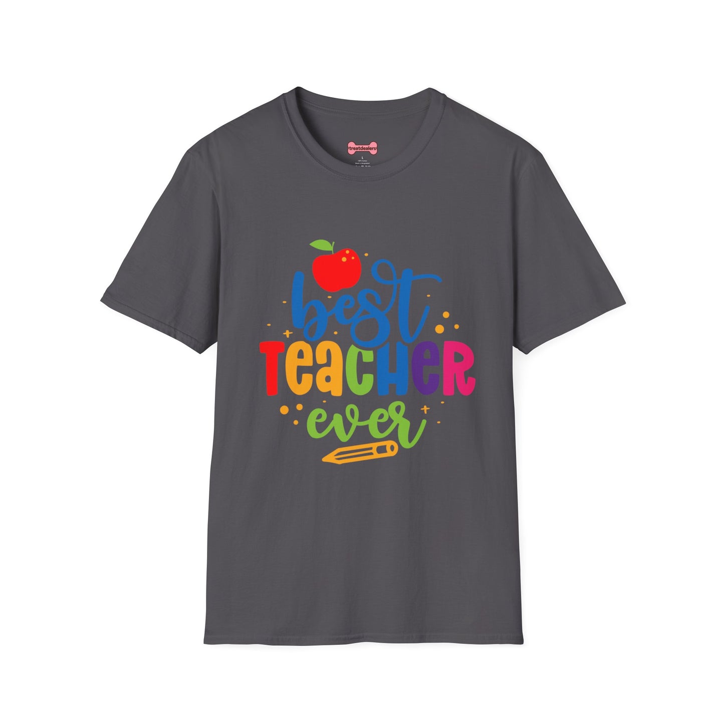 T-Shirt: "Best Teacher Ever" Teacher Appreciation Gift, Thank You Teacher Tee,