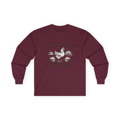 "Local Egg Dealer" Funny Chicken Long-Sleeve Shirt