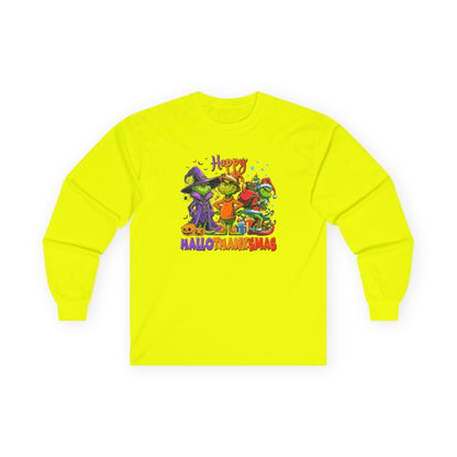 Long Sleeve: "Happy HalloThankMas'