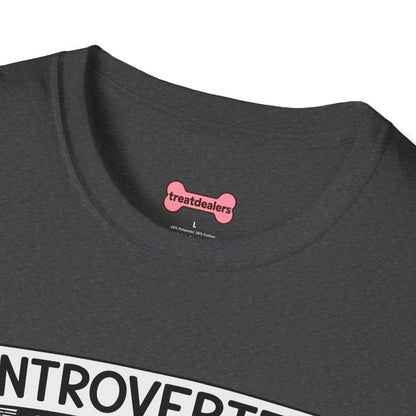 T-Shirt 'Introverted But Open to Discussing Chickens' Funny Shirt chickens Lover Tee