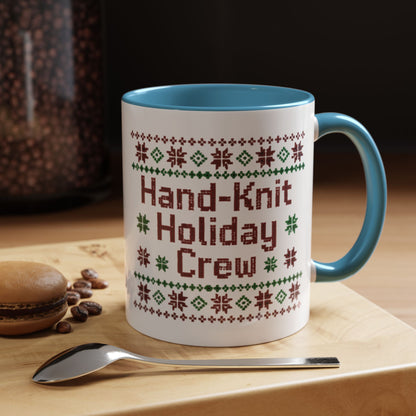 Coffee Mug 'Hand-Knit Holiday Crew' (11oz/15oz)