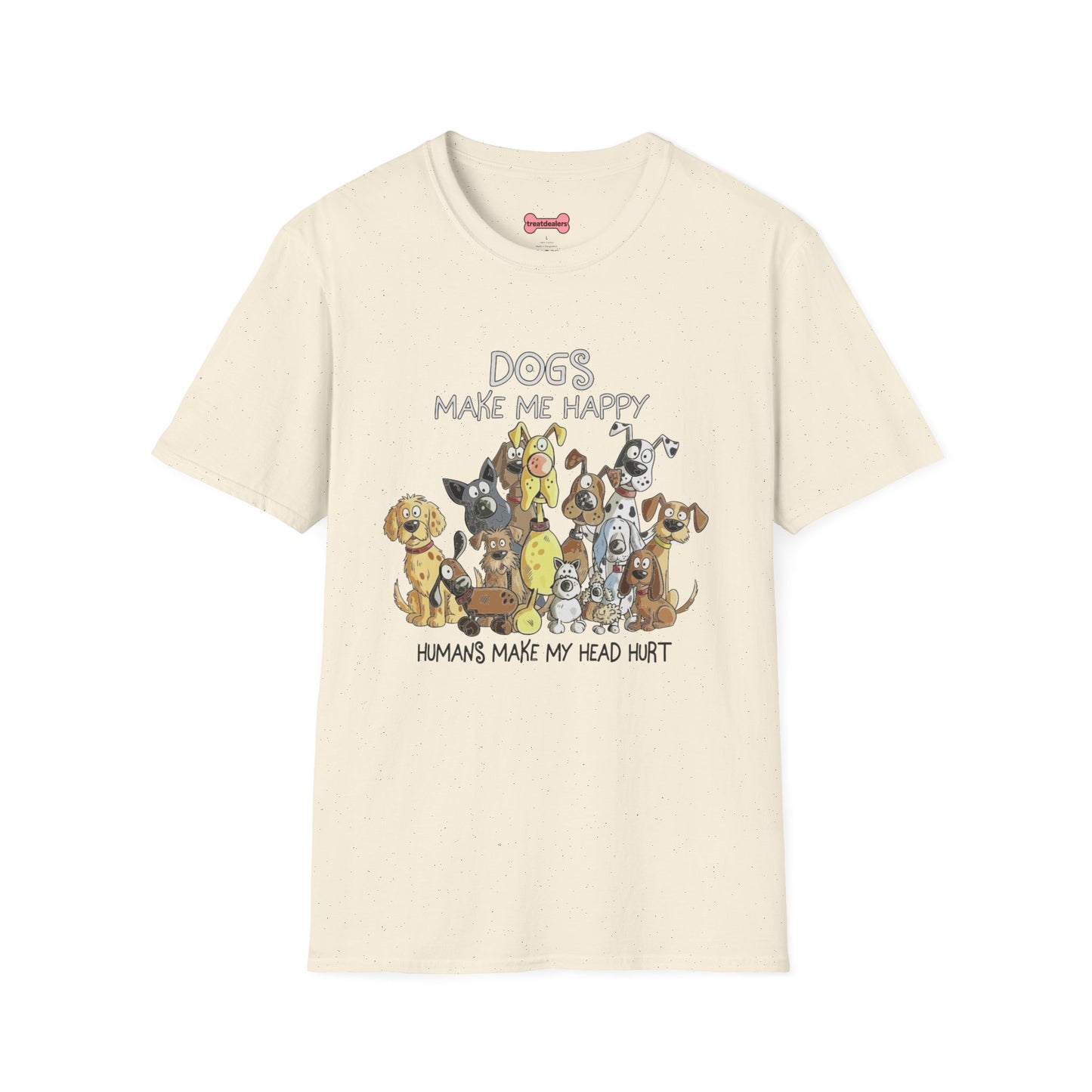 Dog Lover T-Shirt "Dogs make me happy"