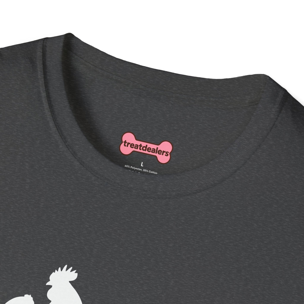 Unisex T-Shirt 'Chickens are like Potato Chips' Funny Shirt Chicken Lover Tee White