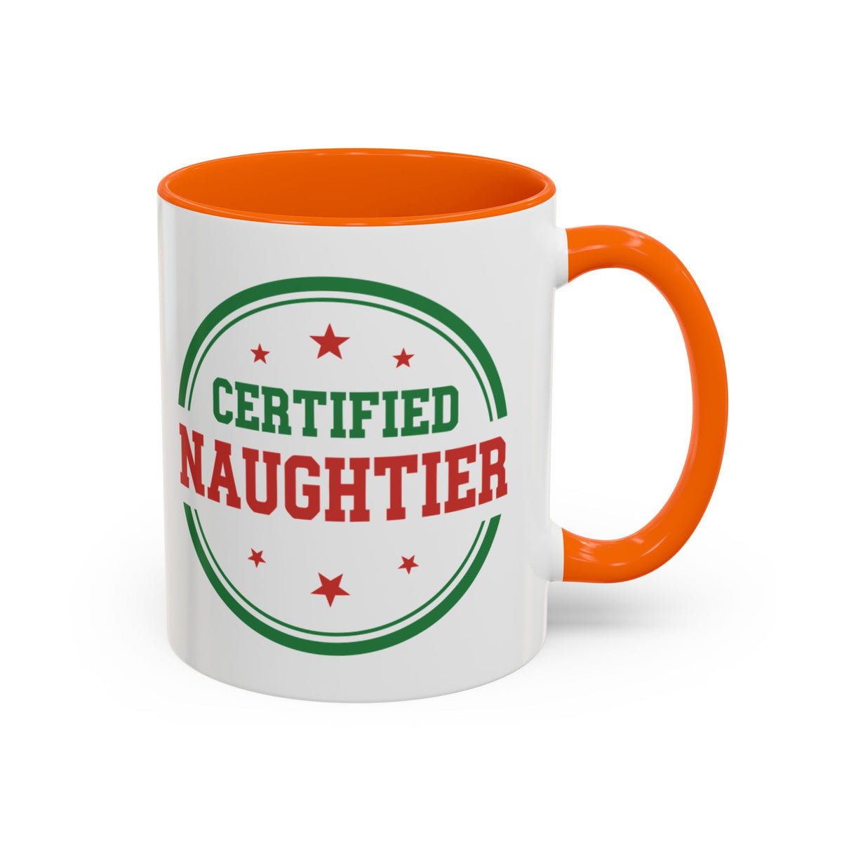Mug 'Certified Naughtier' Christmas (11oz/15oz)
