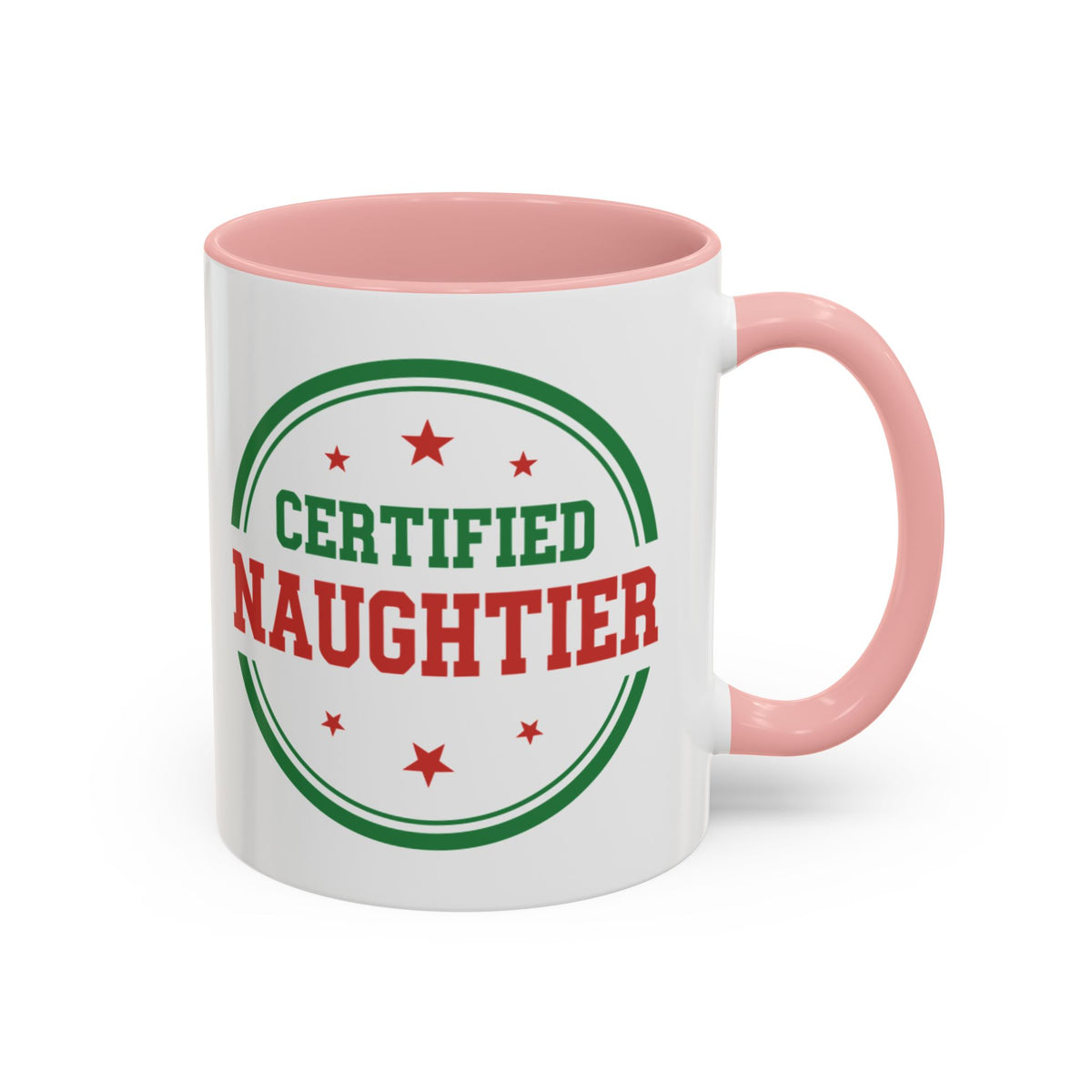 Mug 'Certified Naughtier' Christmas (11oz/15oz)