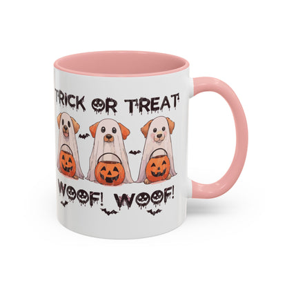 Coffee/Tea Mug: Spooky Halloween "Trick or Treat" (11, 15oz)