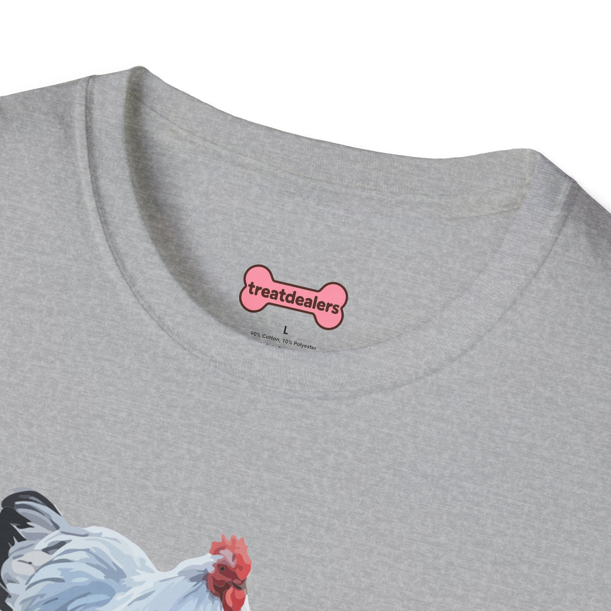 T-Shirt 'Easily Distracted By Peckers' Funny Shirt Chicken Lover Tee