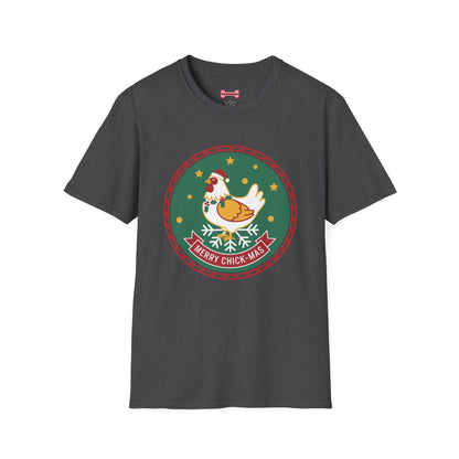 Christmas Unisex T-Shirt 'Merry Chick Mas' Funny Holiday Shirt