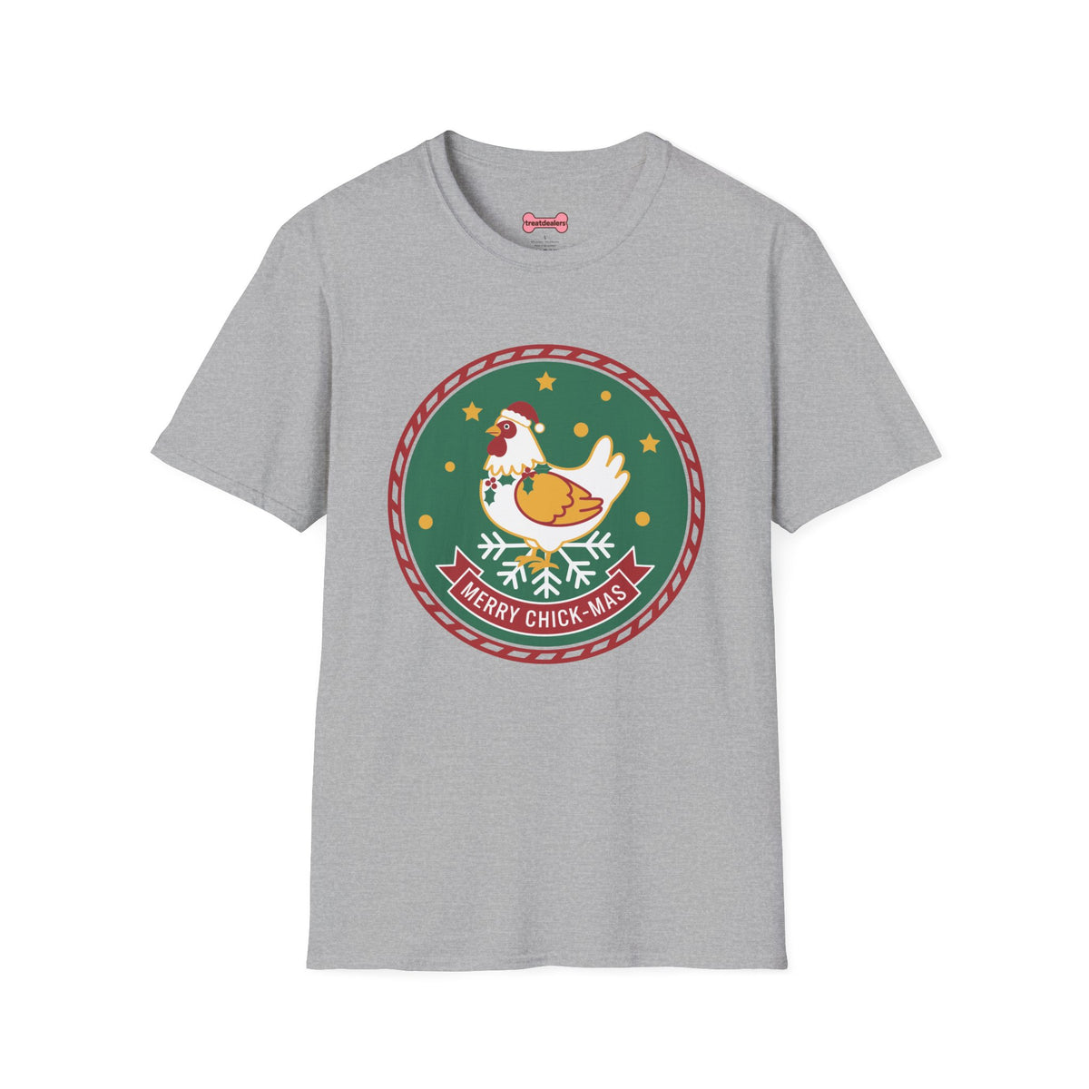 Christmas Unisex T-Shirt 'Merry Chick Mas' Funny Holiday Shirt