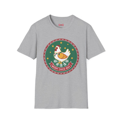 Christmas Unisex T-Shirt 'Merry Chick Mas' Funny Holiday Shirt