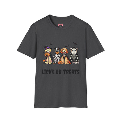 T-Shirt: "Licks or Treat" Halloween