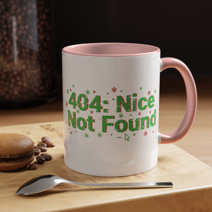 Mug '404 Nice not found' Christmas (11oz/15oz)