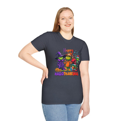 T-Shirt: "Happy Hallothanksmas"