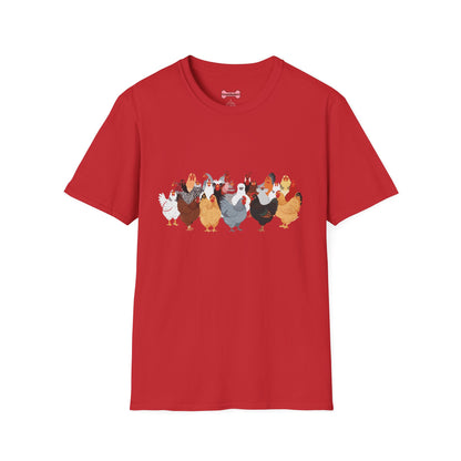T-Shirt 'Chickens' Funny Shirt chickens Lover Tee