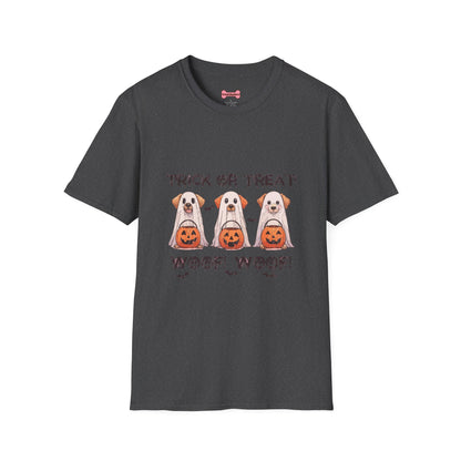 T-Shirt: Woof Wood Trick or Treat Halloween