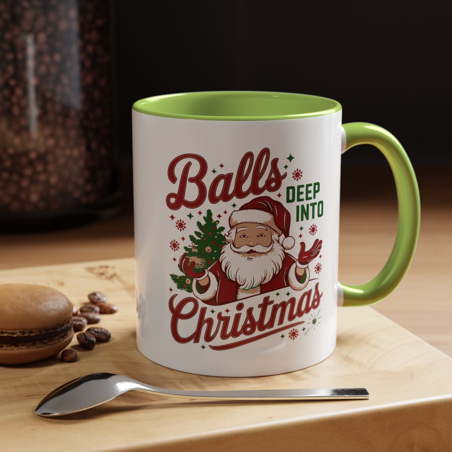 Mug  'Balls deep into Christmas' Christmas (11oz/15oz)