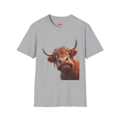 Highland Cow Lover T-Shirt — Cute Farm Animal Tee for Animal Lovers