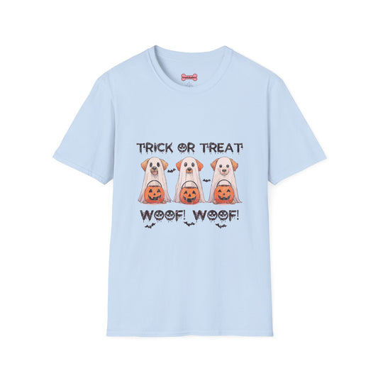 T-Shirt: Woof Wood Trick or Treat Halloween