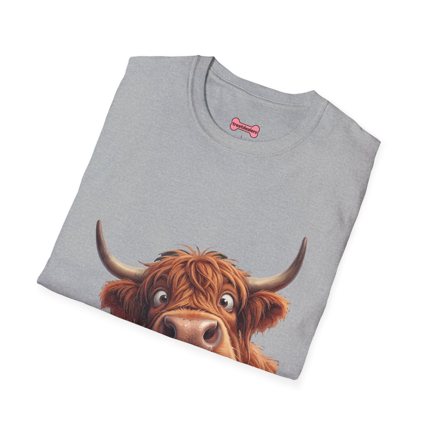 Highland Cow Lover T-Shirt — Cute Farm Animal Tee for Animal Lovers