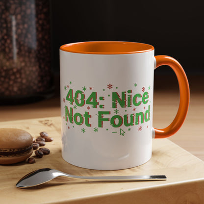 Mug '404 Nice not found' Christmas (11oz/15oz)
