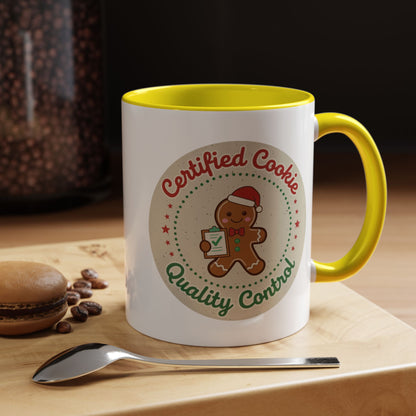 Mug 'Certified Cookie Quality Control' Christmas (11oz/15oz)
