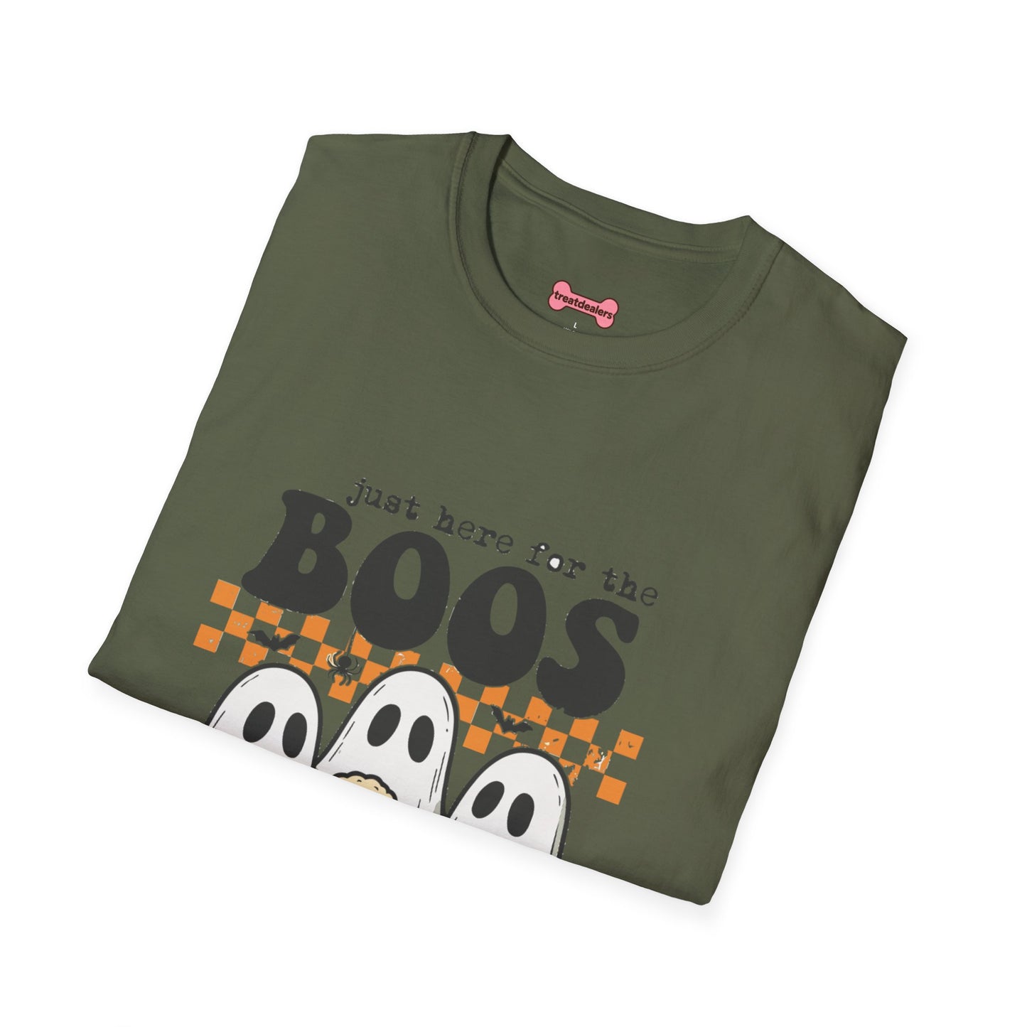 T-Shirt: Halloween "Just here for the Boos"
