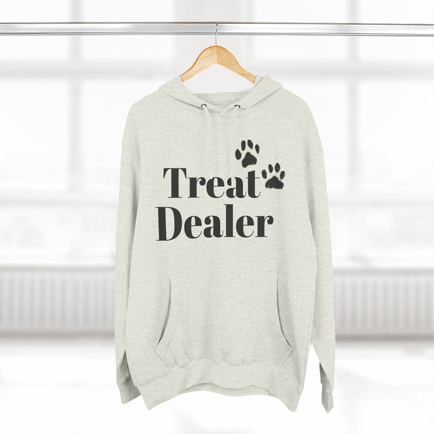 Fleece Hoodie:  "Treat Dealer" with Mastiff Logo
