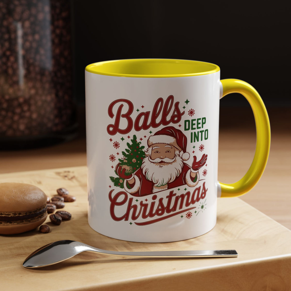 Mug  'Balls deep into Christmas' Christmas (11oz/15oz)