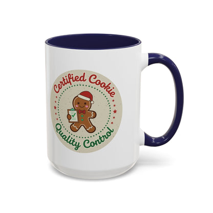 Mug 'Certified Cookie Quality Control' Christmas (11oz/15oz)