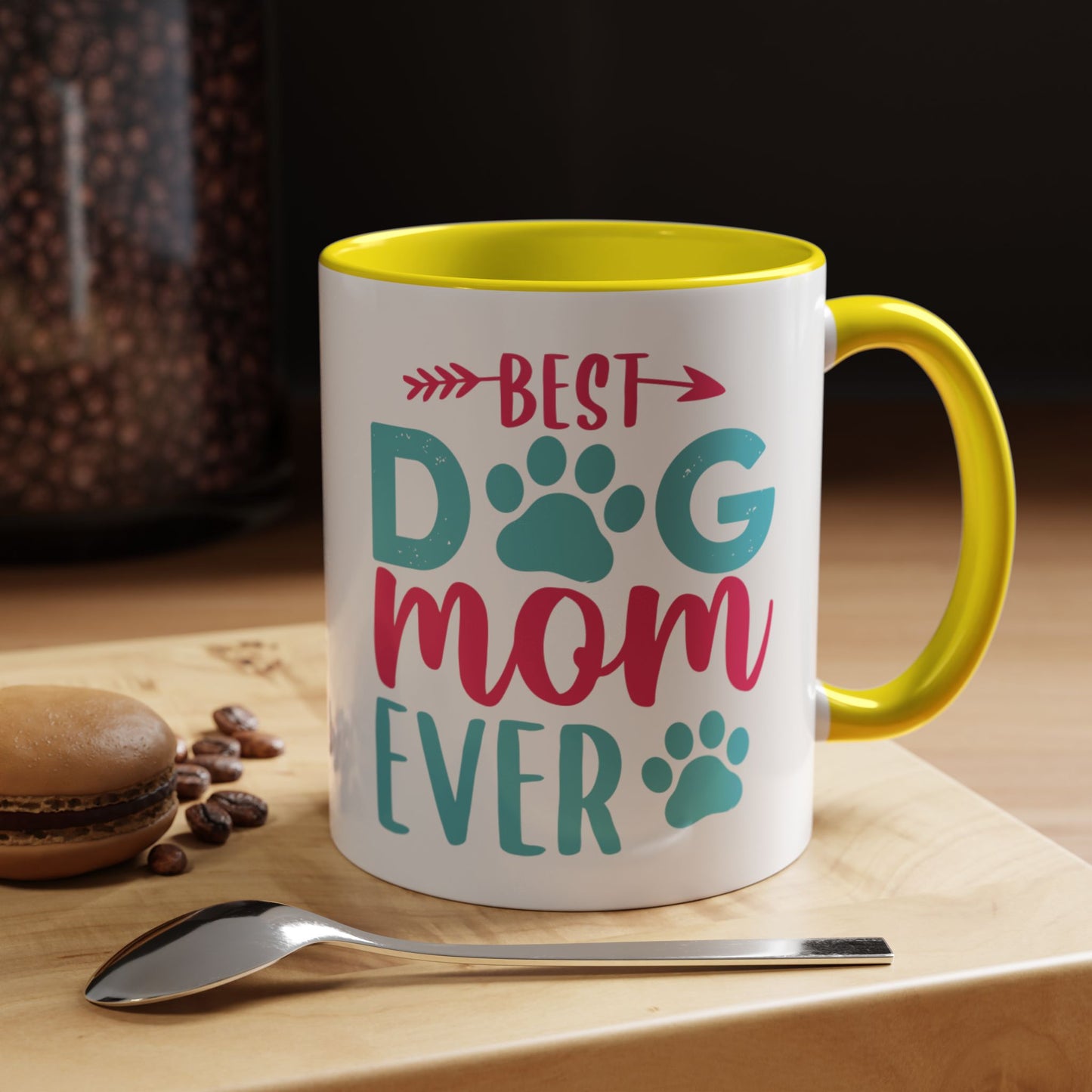 Coffee/Tea Mug: "Best Dog Mom Ever"