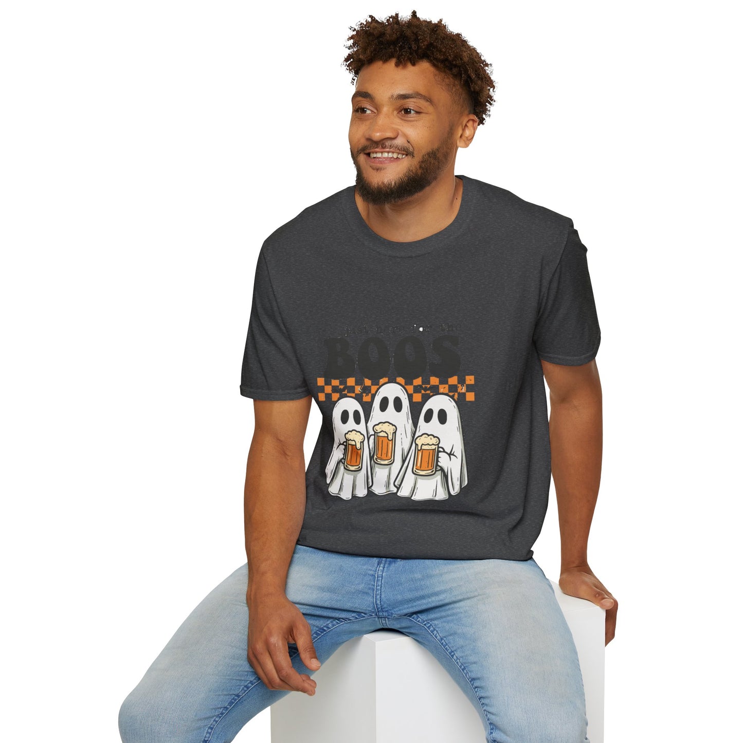 T-Shirt: Halloween "Just here for the Boos"