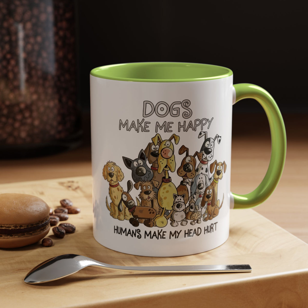 "Dogs make me happy" mug (11oz/15oz)