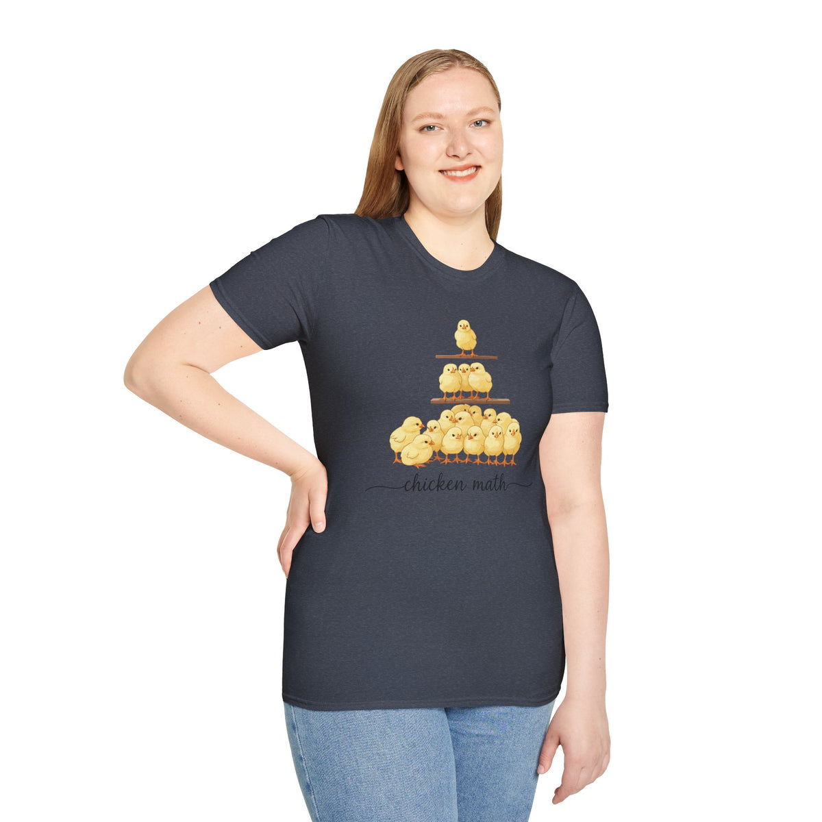 T-Shirt 'Chicken Math' Funny Shirt Chicken Lover Tee