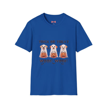 T-Shirt: Woof Wood Trick or Treat Halloween