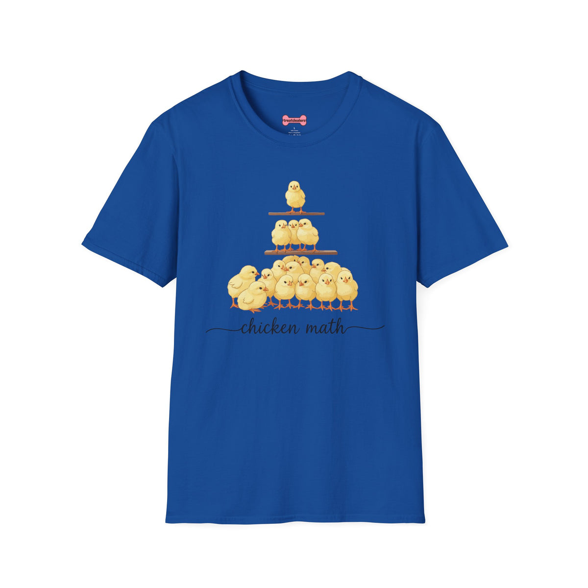 T-Shirt 'Chicken Math' Funny Shirt Chicken Lover Tee