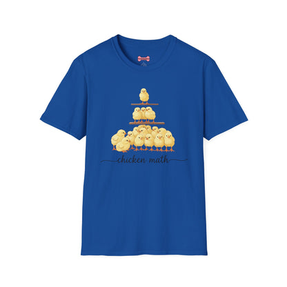 T-Shirt 'Chicken Math' Funny Shirt Chicken Lover Tee