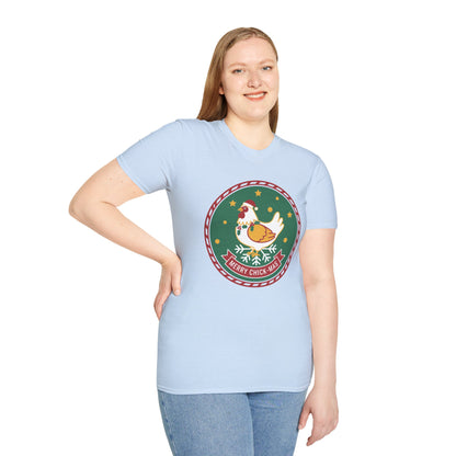 Christmas Unisex T-Shirt 'Merry Chick Mas' Funny Holiday Shirt