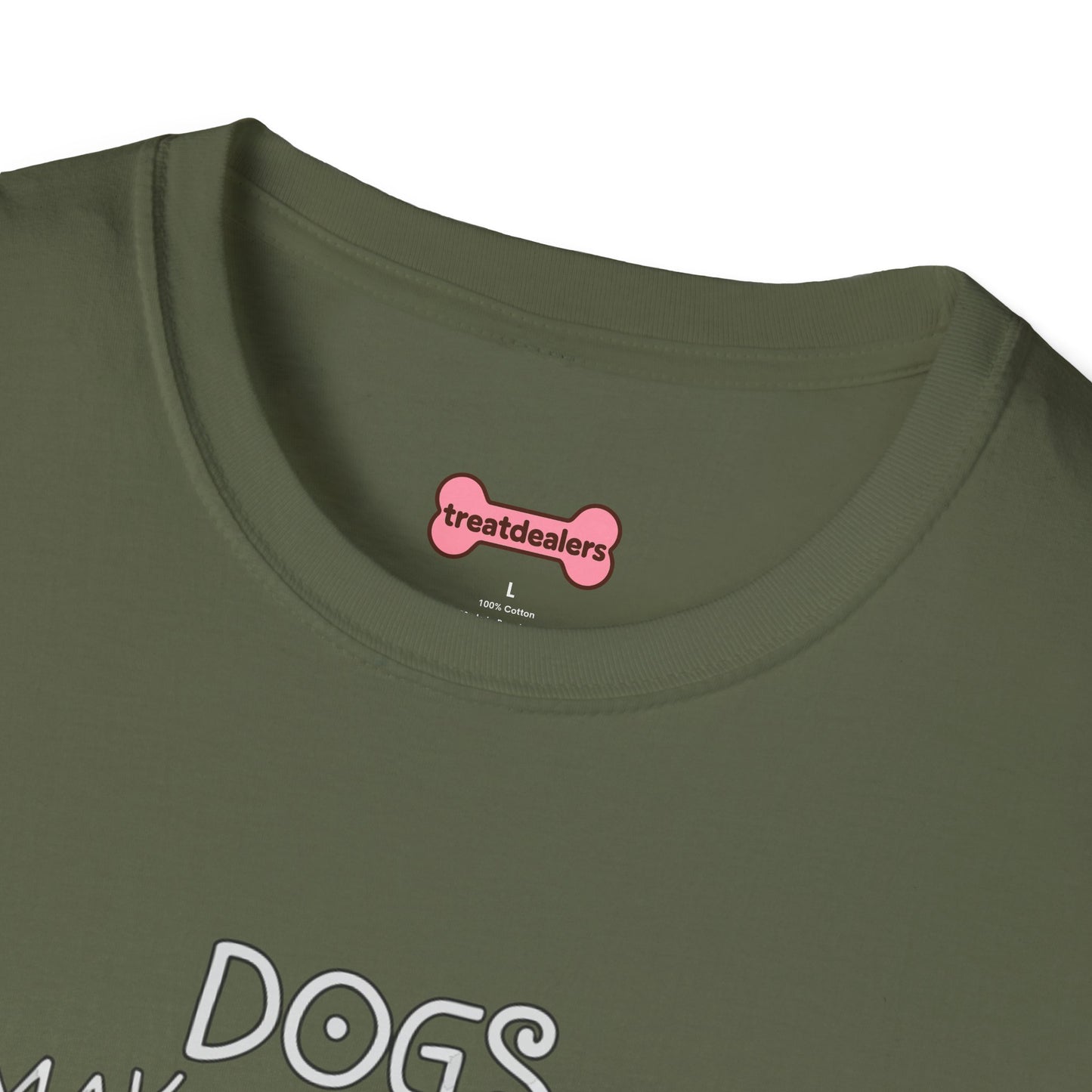 Dog Lover T-Shirt "Dogs make me happy"
