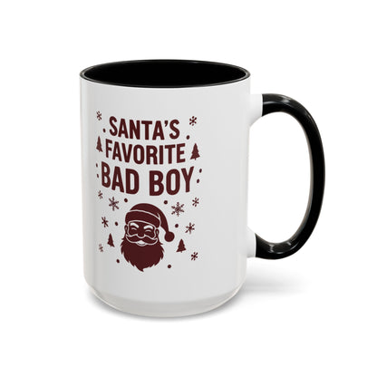 Mug 'Santa's favorite BAD BOY' (11oz/15oz)