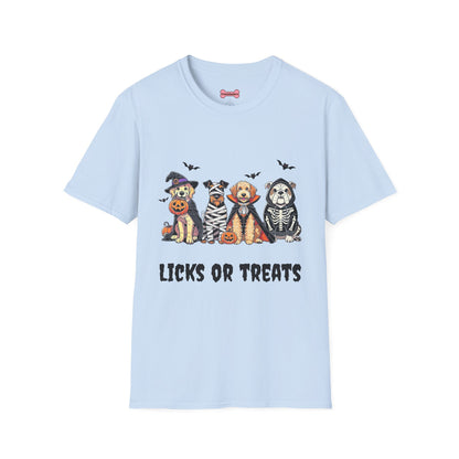 T-Shirt: "Licks or Treat" Halloween