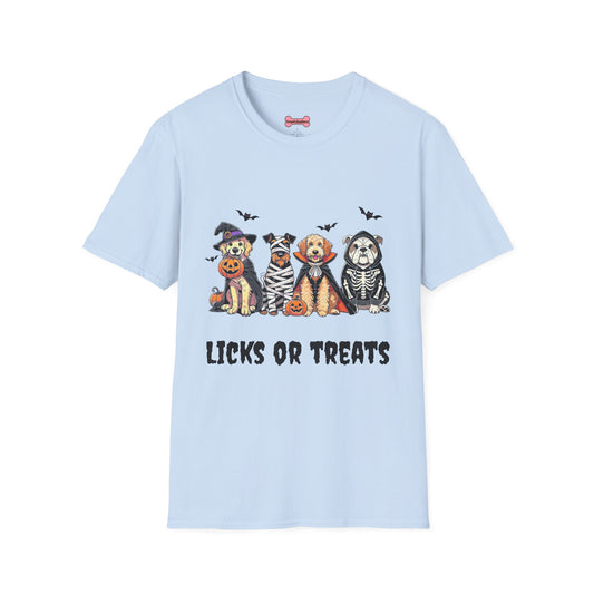 T-Shirt: "Licks or Treat" Halloween