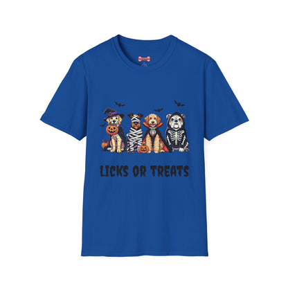 T-Shirt: "Licks or Treat" Halloween