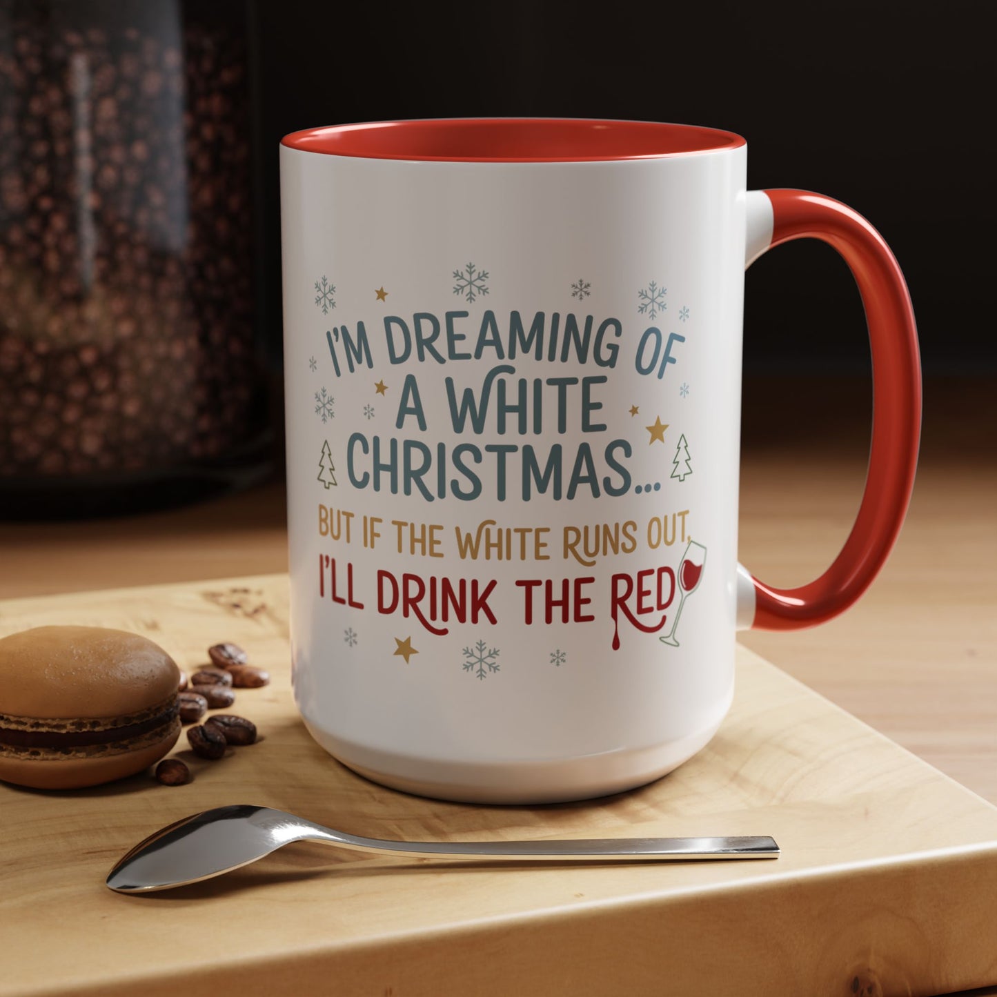 Mug  'Dreaming of a White Christmas' Fall Christmas (11oz/15oz)