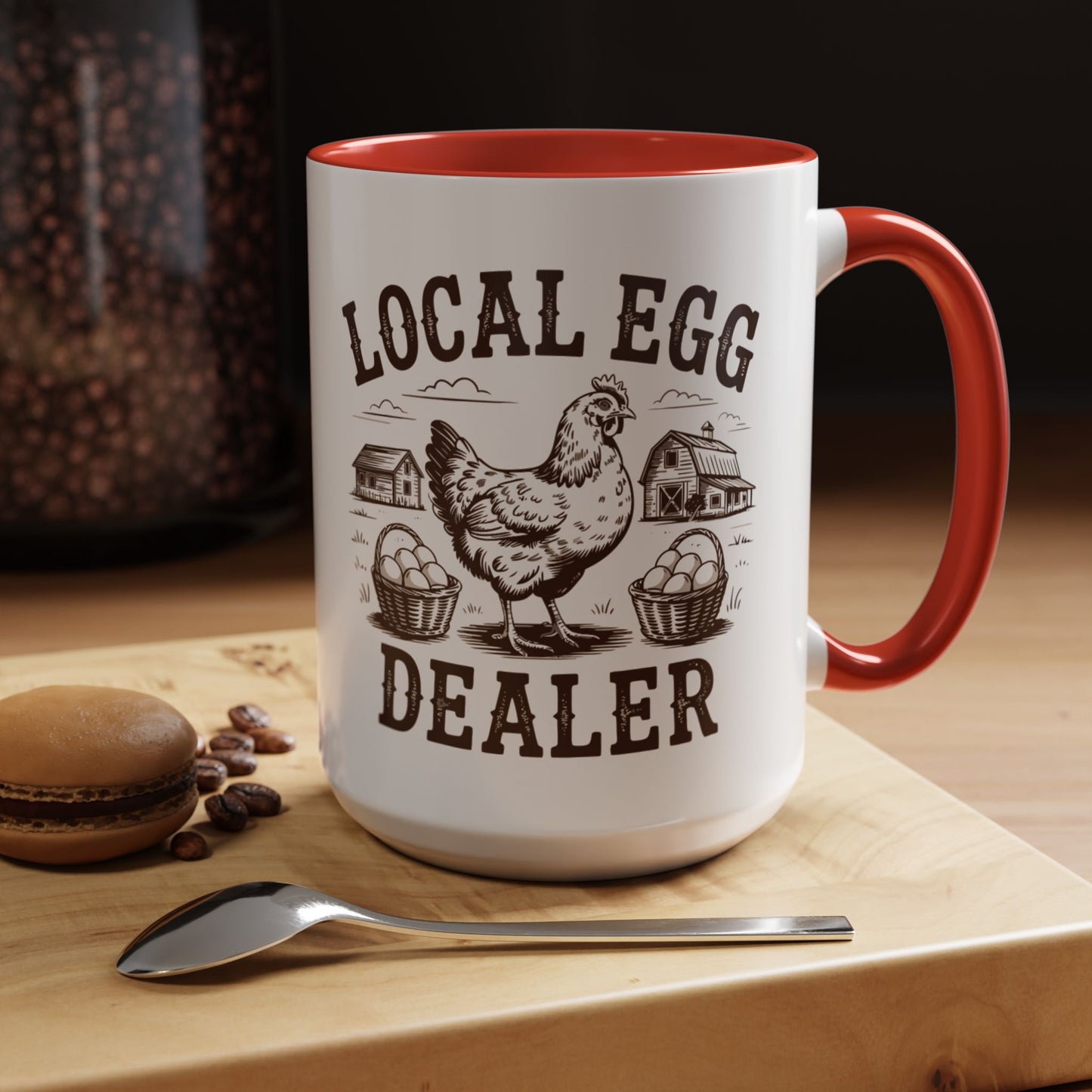 Coffee/Tea Mug: "Local Egg Dealer" (11oz/15oz)