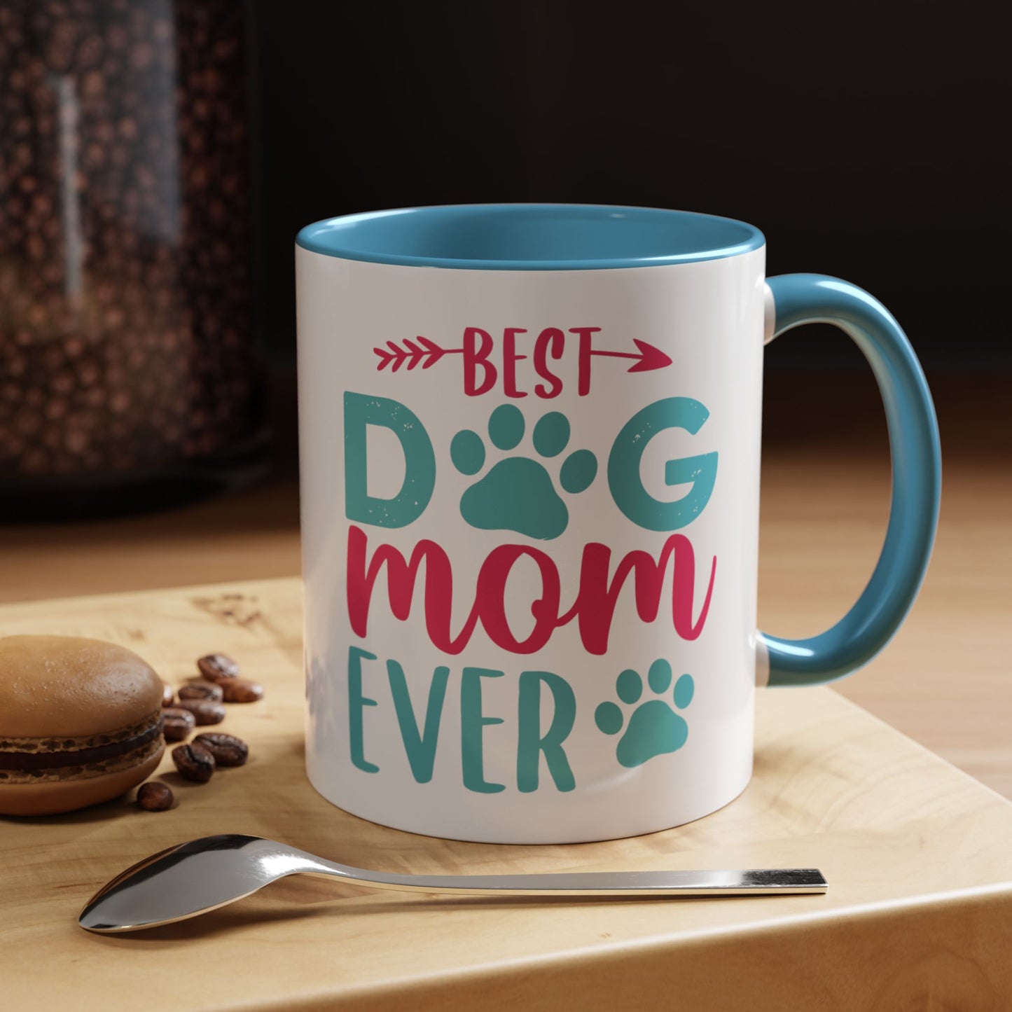 Coffee/Tea Mug: "Best Dog Mom Ever"